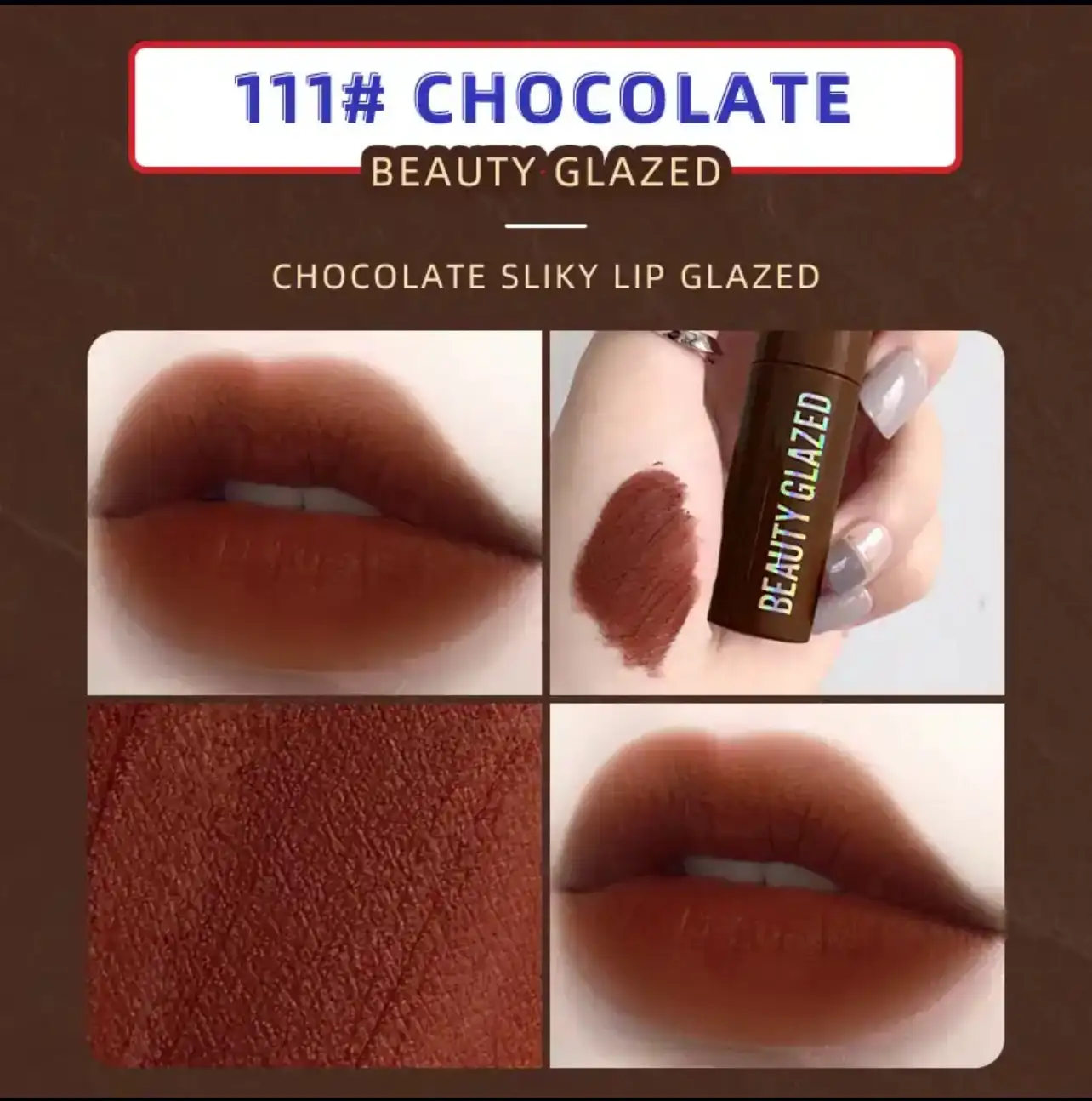 Labial Chocolate 🍫 - Beauty Glazed