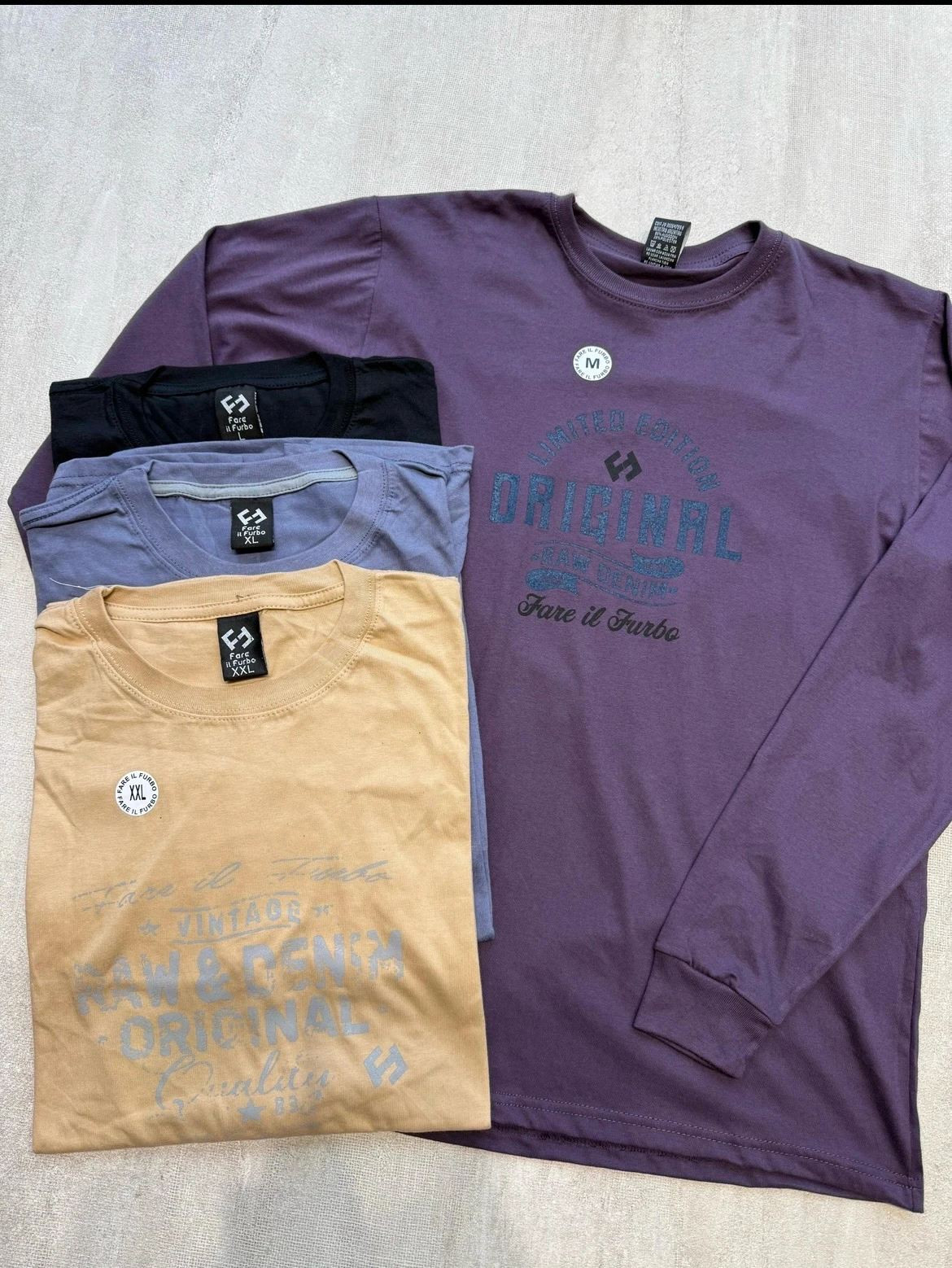 REMERAS MANGAS LARGAS ALGODÓN 