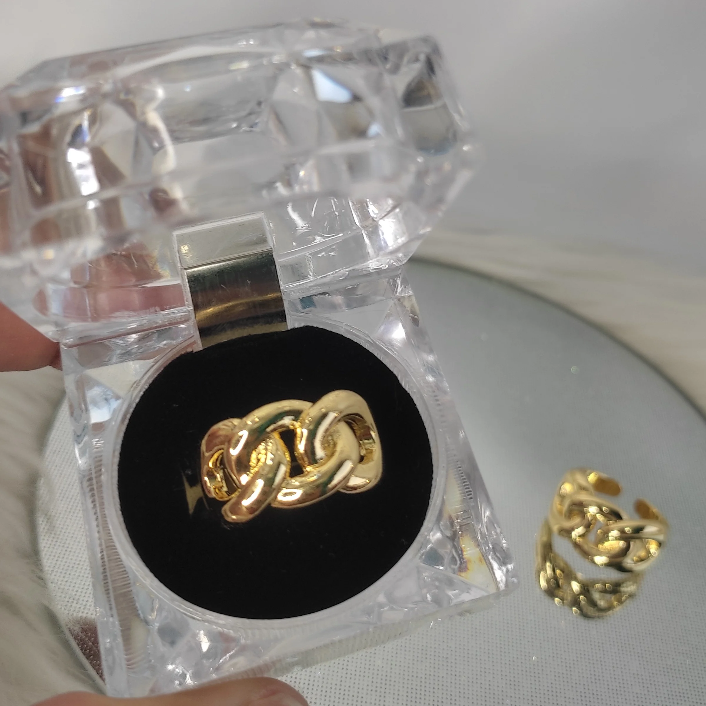 ANILLO AJUSTABLE CHUNKY DINA 