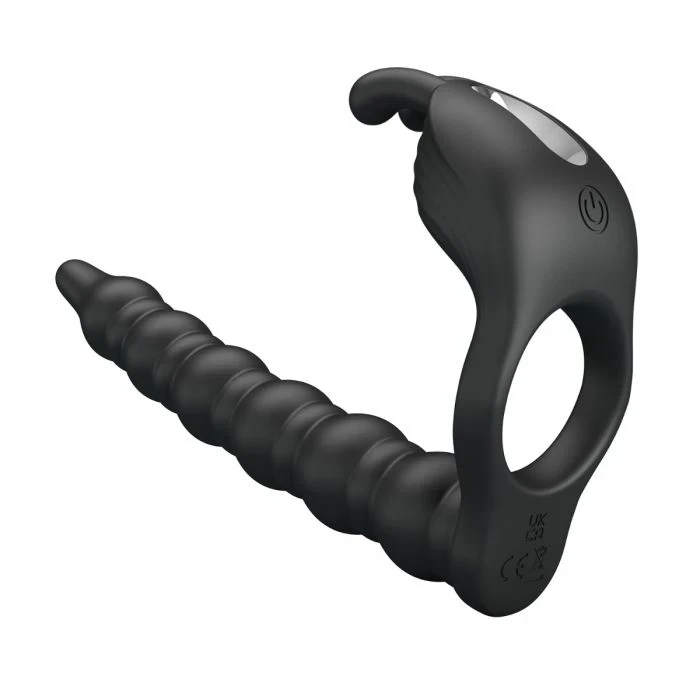 Anillo con dilatador anal y vibrador 3