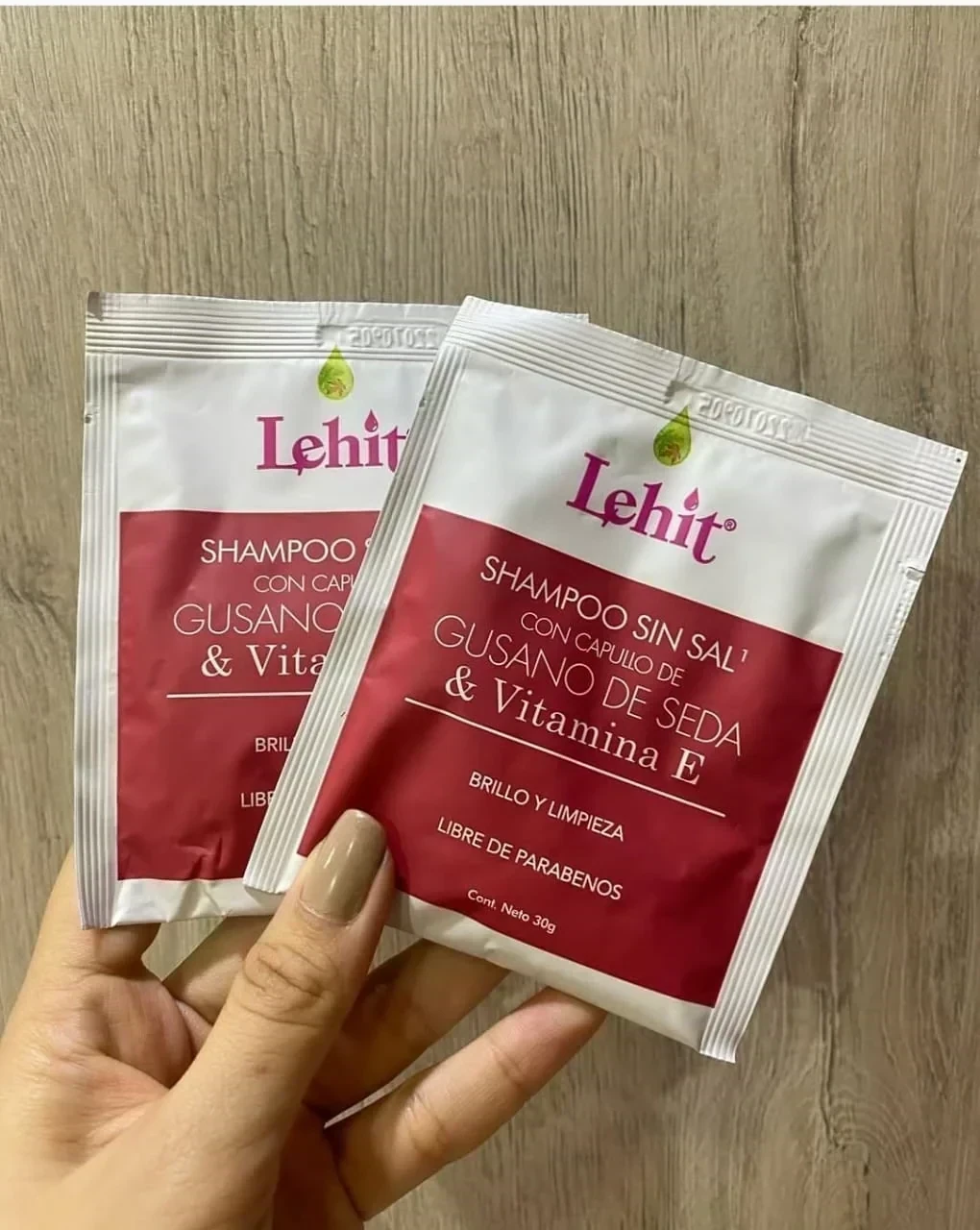 lehit shampoo sobre x30 gusano de seda