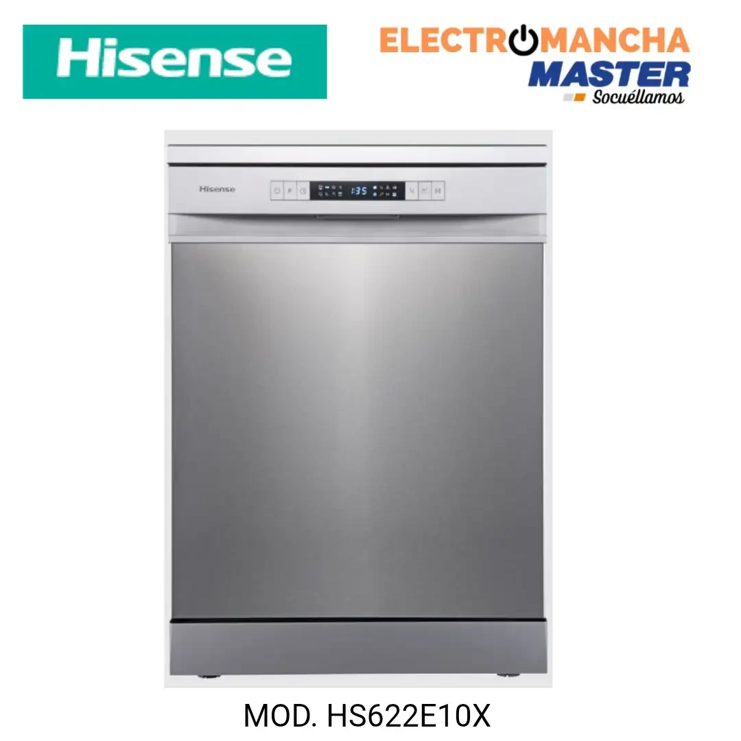 LAVAVAJILLAS HISENSE HS622E10X E INOX