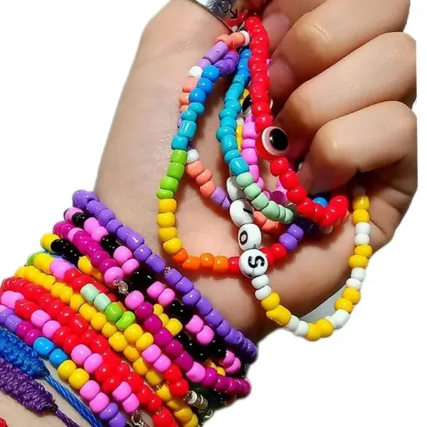 Pulseras tanza elástica