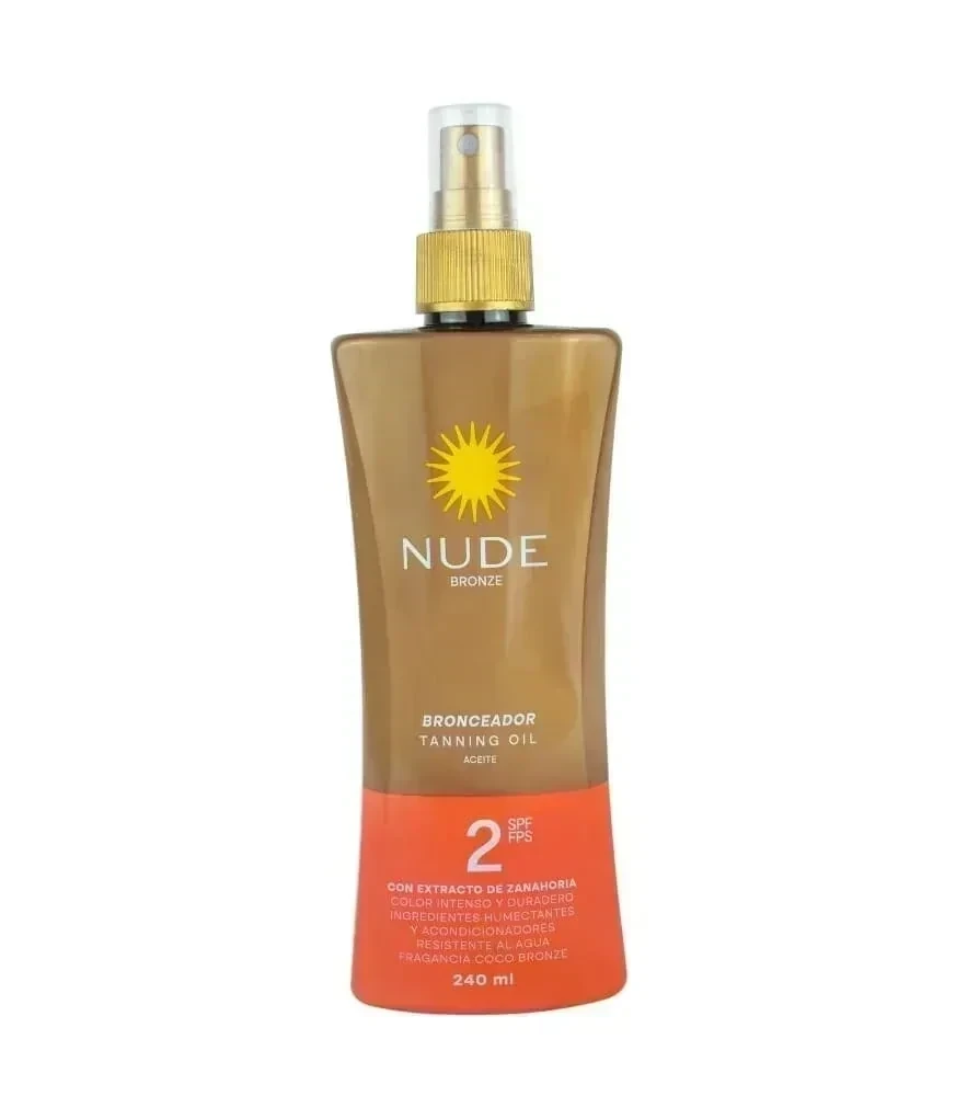 prebel nude bronceador aceite zanahoria