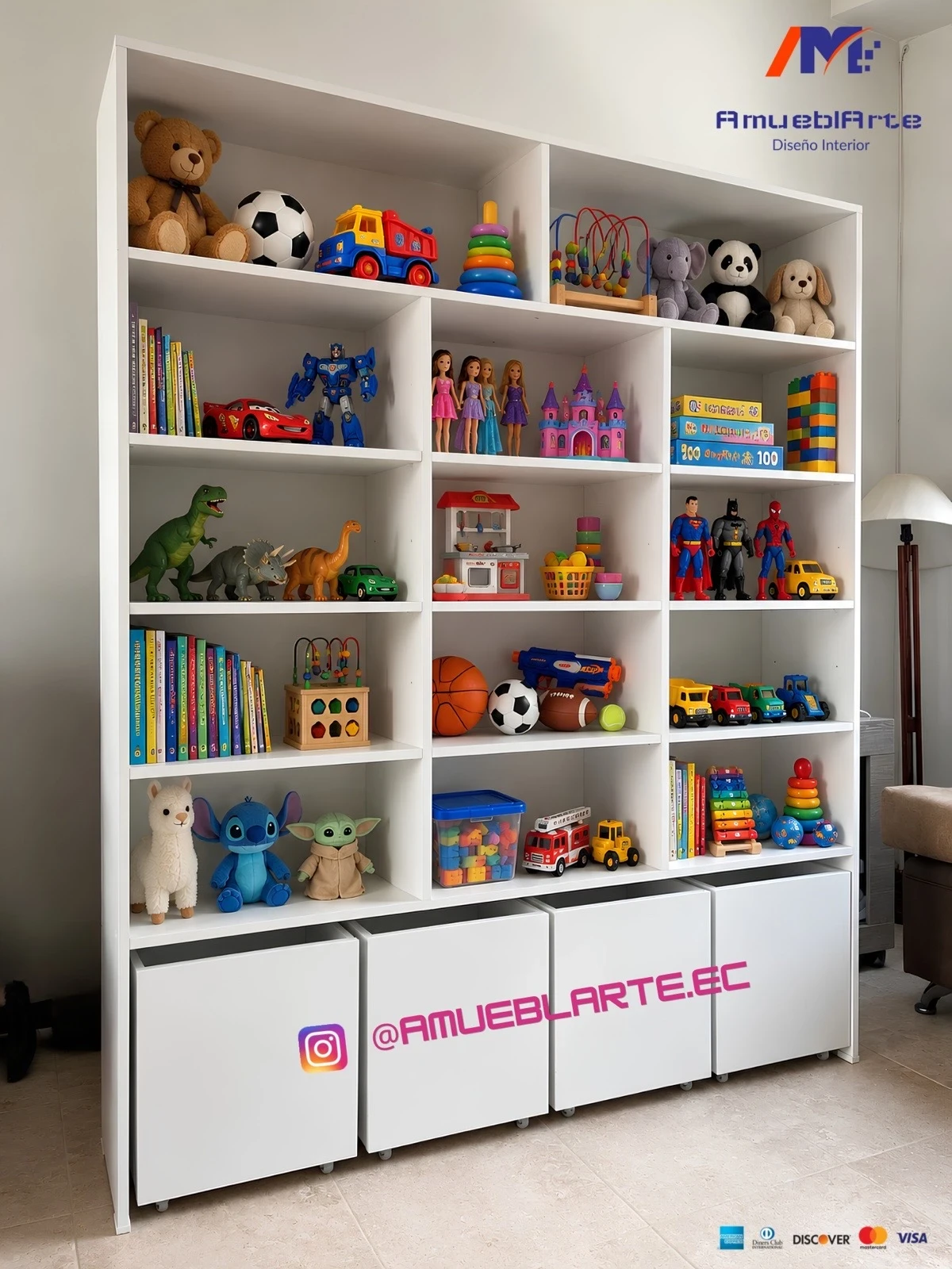 Organizador de juguetes XL
