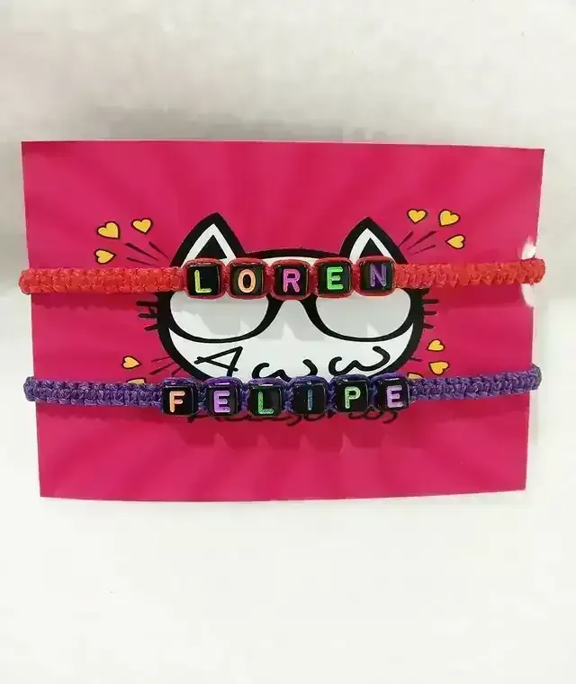 Pulseras personalizadas x2 4