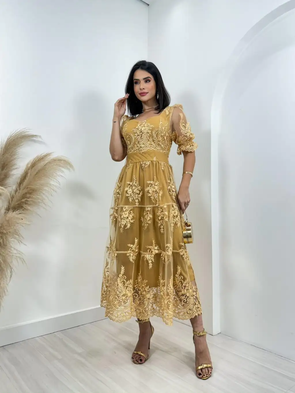 Vestido Princesa Midi