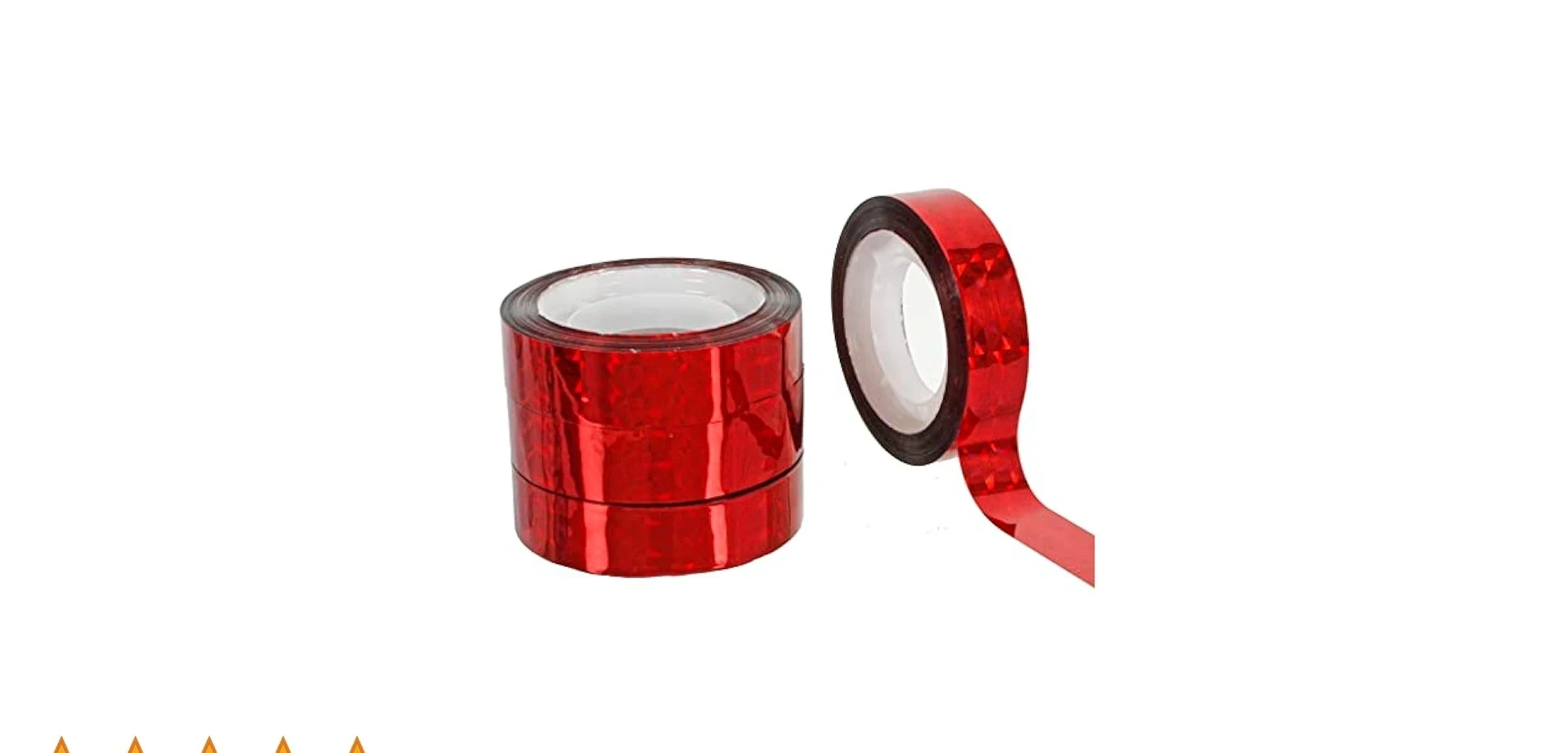 Cinta rojo adhesiva holográfico 