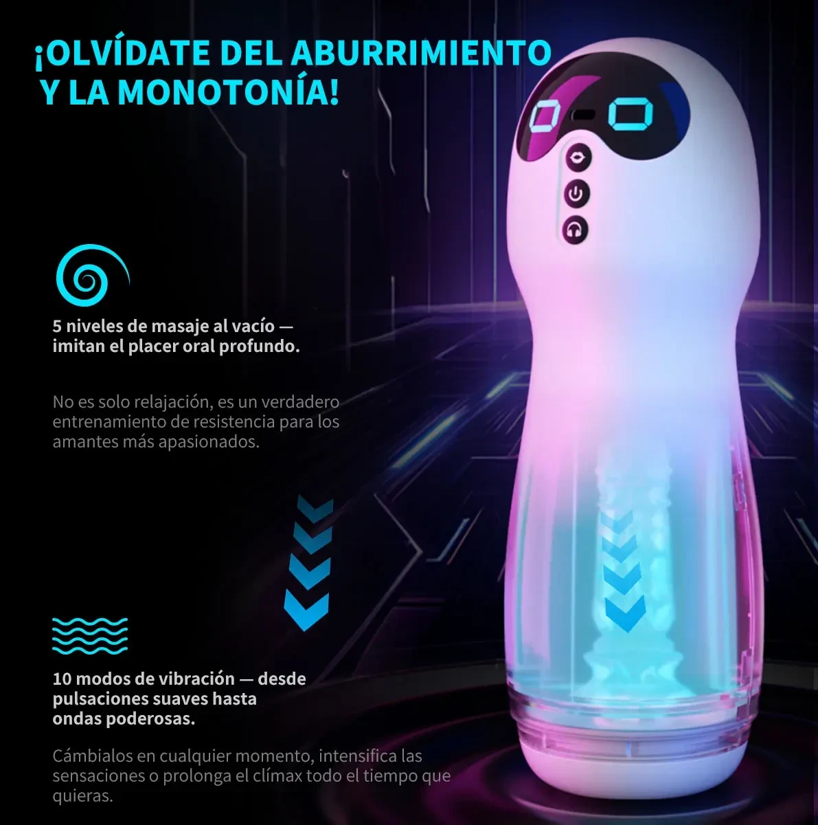 Copa Masturbadora Recargable 4
