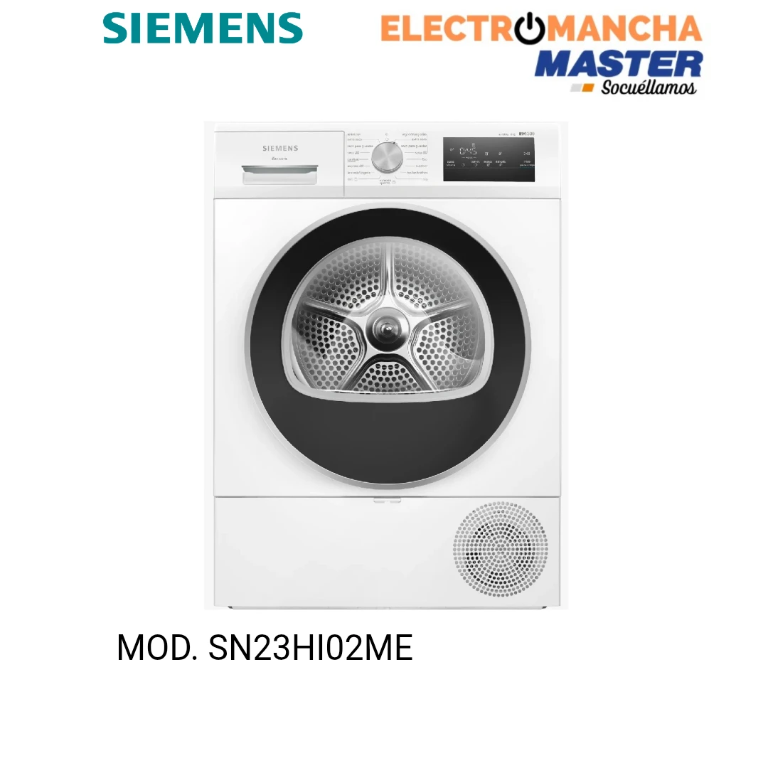 SECADORA SIEMENS IQ300 WT45HV00ES 8 KILOS BOMB DE CALOR CLASE D 