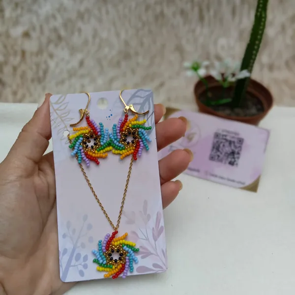 JUEGO COLLAR + ARETE
