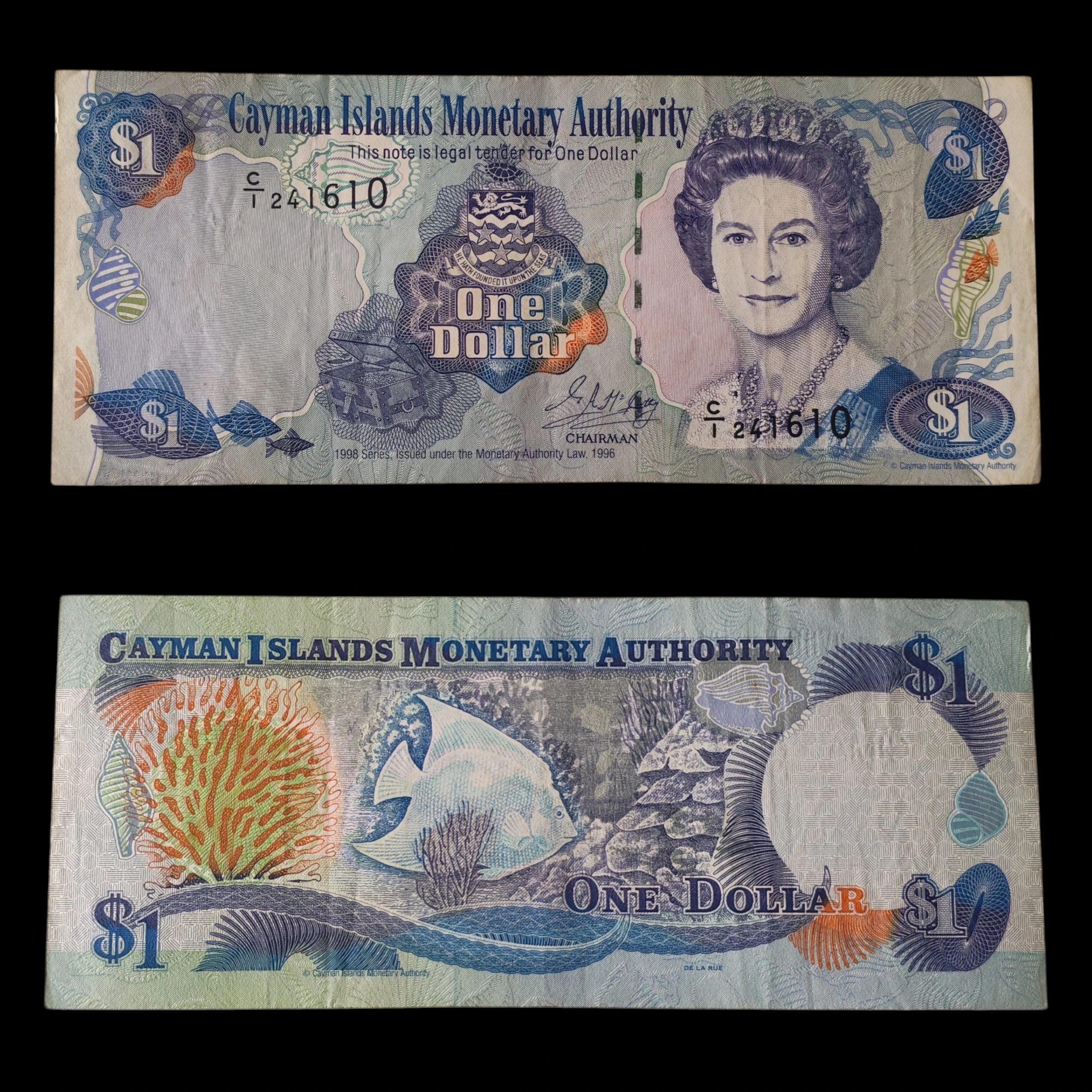 ° Islas Caimán 1 dólar circulado 