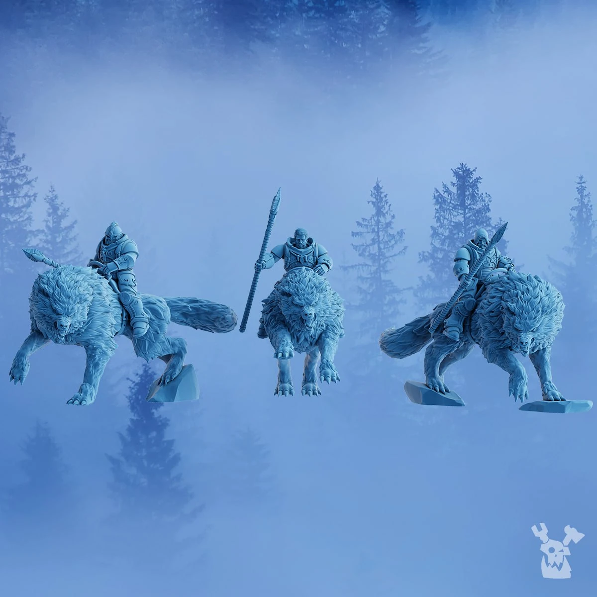 Wolf Raiders Squad 3 Unidad completas 