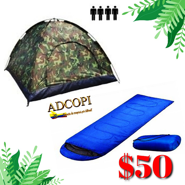Carpa de camping+ sleeping