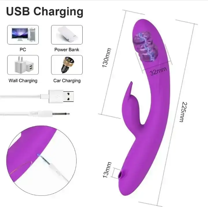 Vibrador con succionador  3