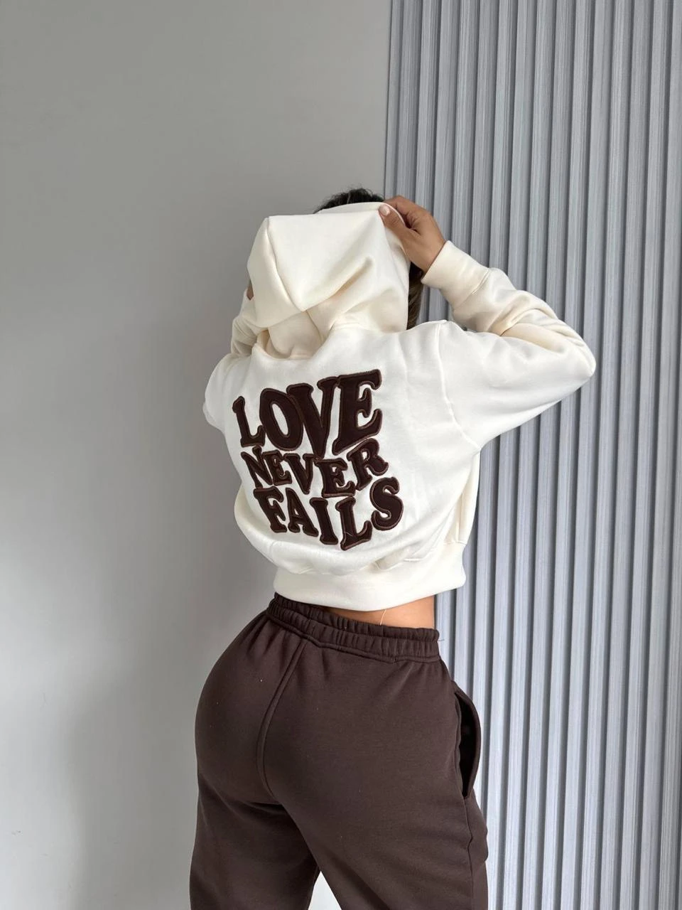 Conjunto de sudadera love 3 prendas 7
