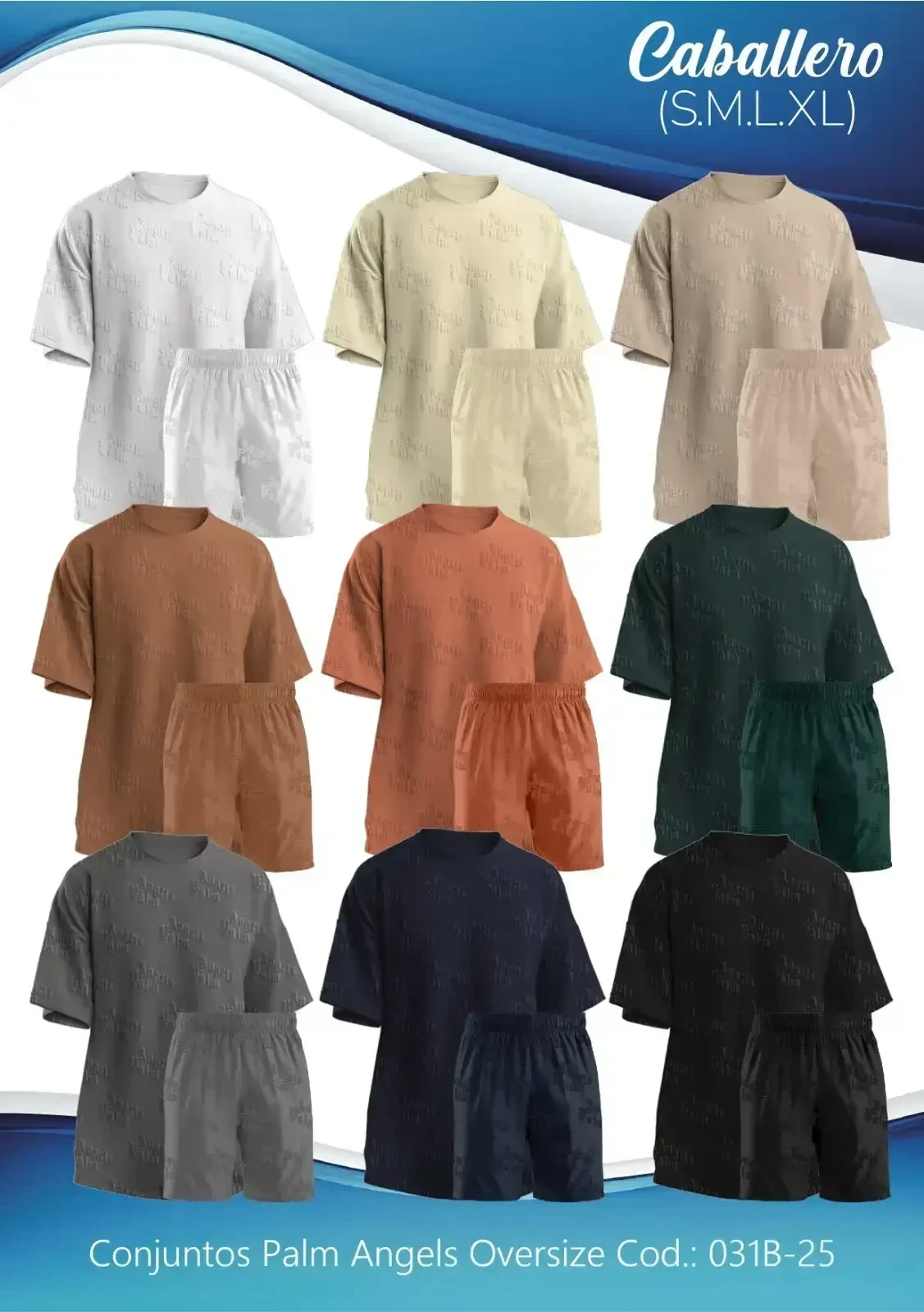 CONJUNTOS PALM ANGELS OVERSIZE (031B-25)