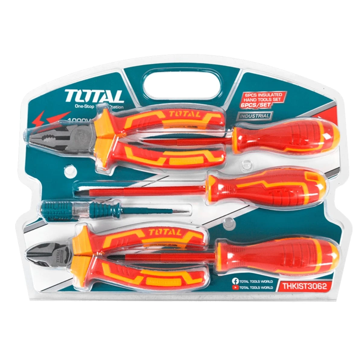 Set de herramientas 6pcs 1000v total 6