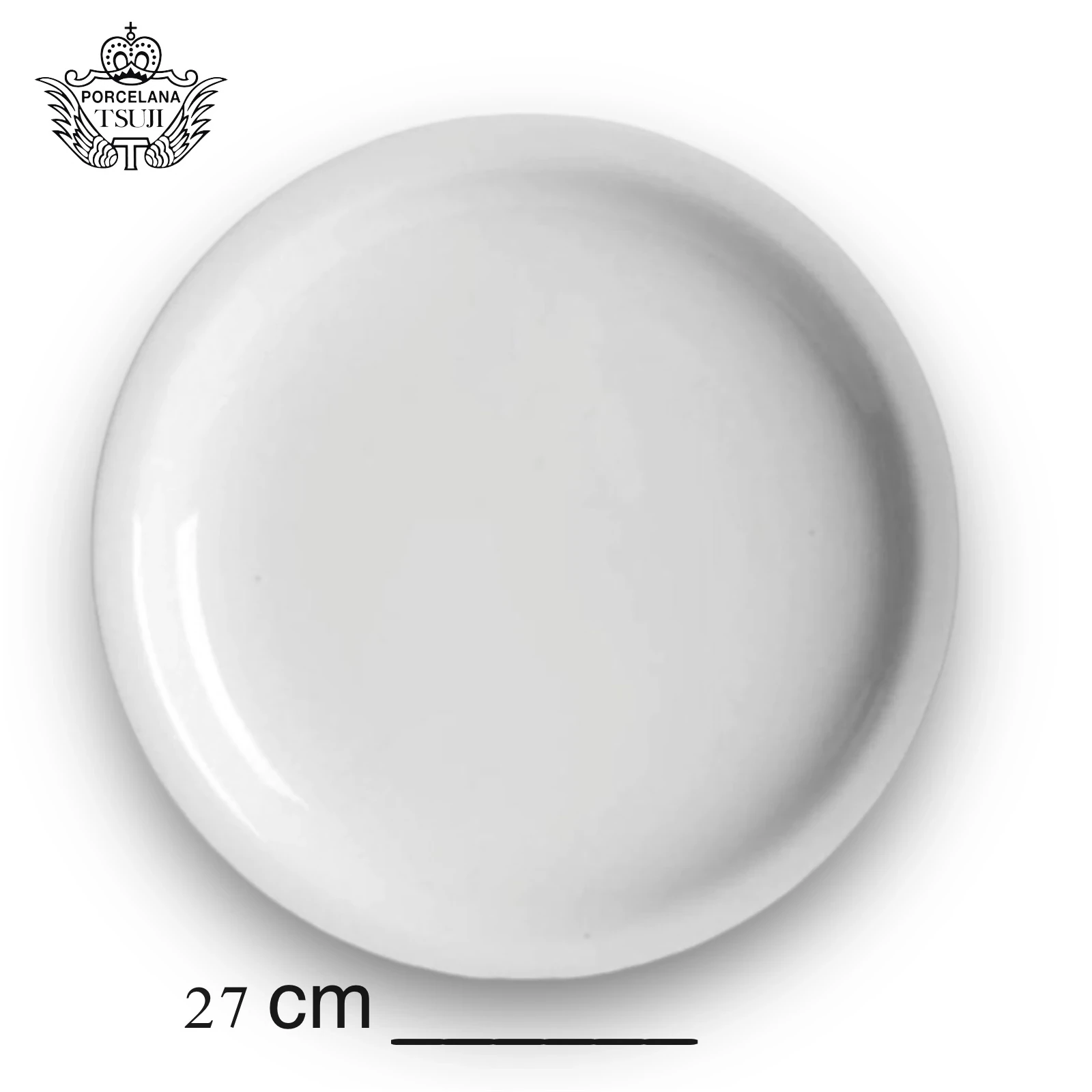 Plato playo porcelana tauji 27 cm linea 450