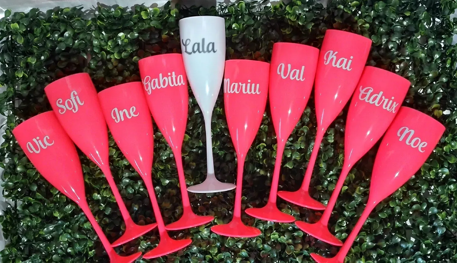 Copas de champagne acrílico pack por 10 unidades  4