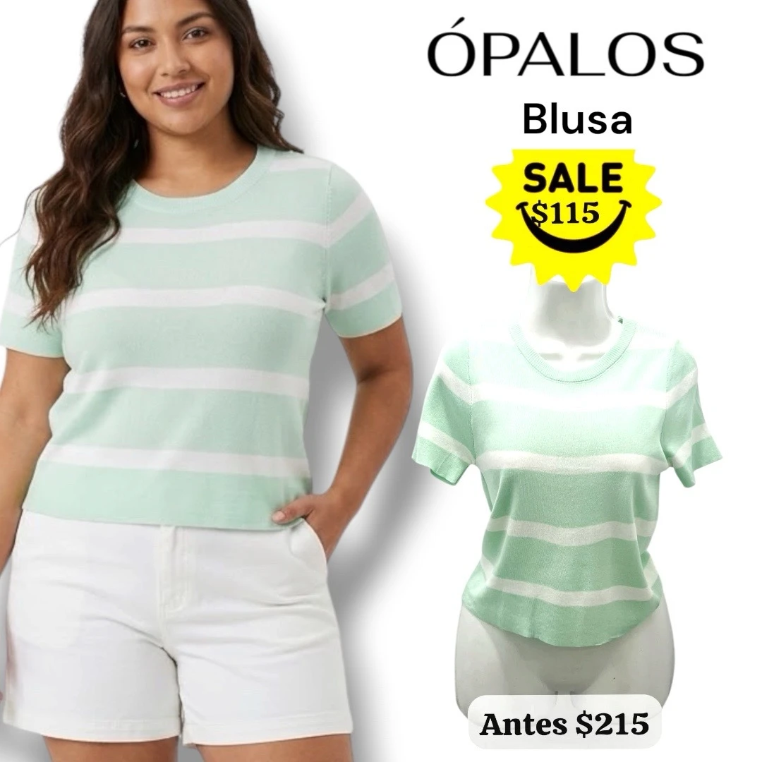 Blusa Tejida Rayada