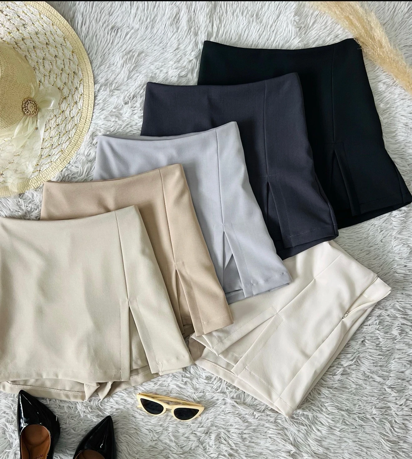 SHORT POLLERA