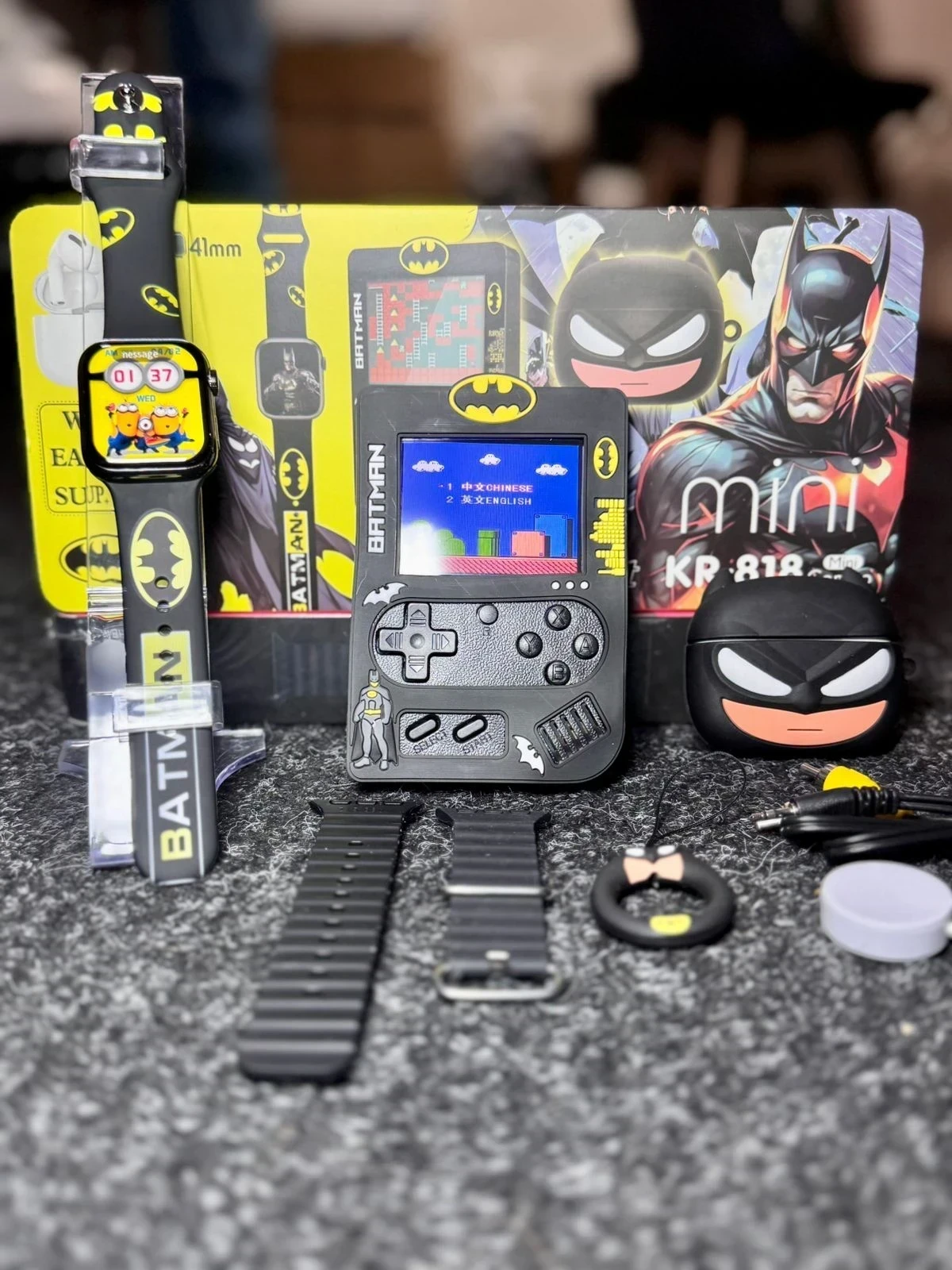 Super combo 4 en 1 - CONSOLA NINTENDO CON 500 JUEGOS + RELOJ SMARTWATCH + AUDIFONOS INALAMBRICOS + ACCESORIOS  5