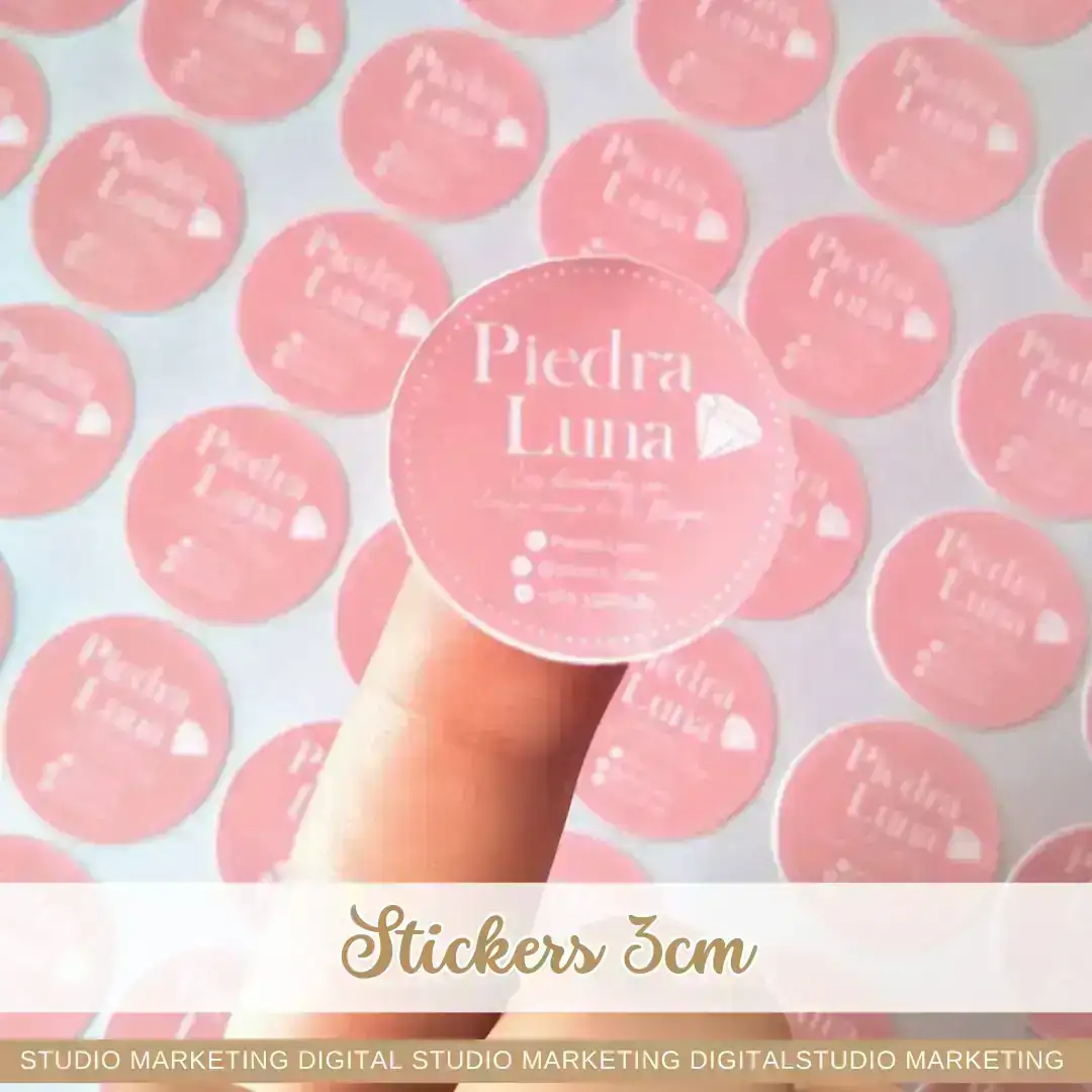 😍 ETIQUETAS O STICKERS 3CM 😍