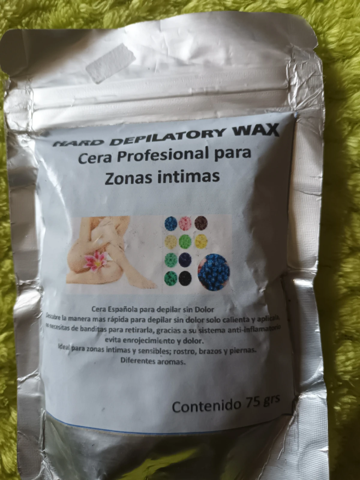 Cera depiladora 