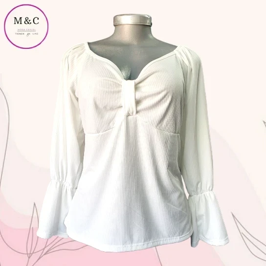 Blusa rib Unitalla  2