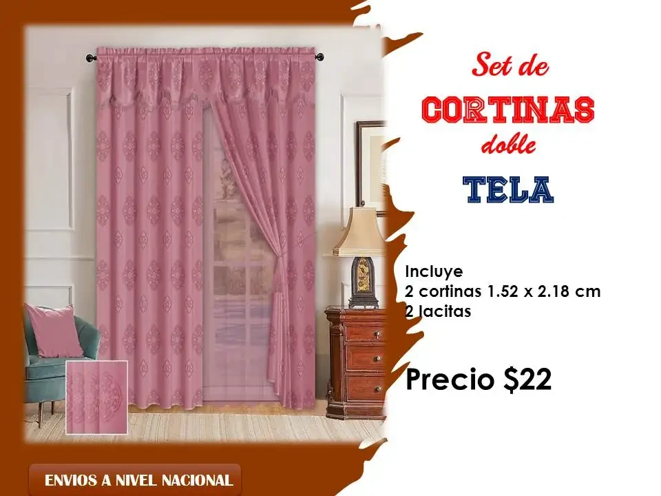 Set de cortinas 