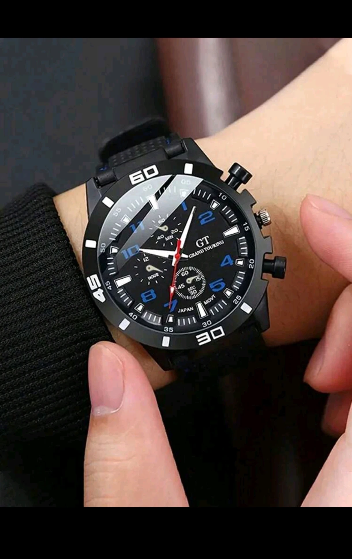 Reloj Deportivo GT Grand Touring Racing - Black & Blue