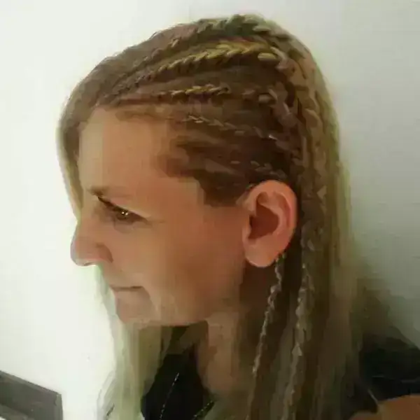 Seis trenzas laterales