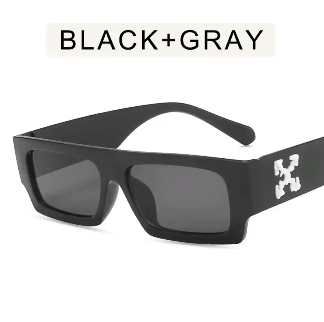 Lentes de sol Cuadrados - Black + Gray X