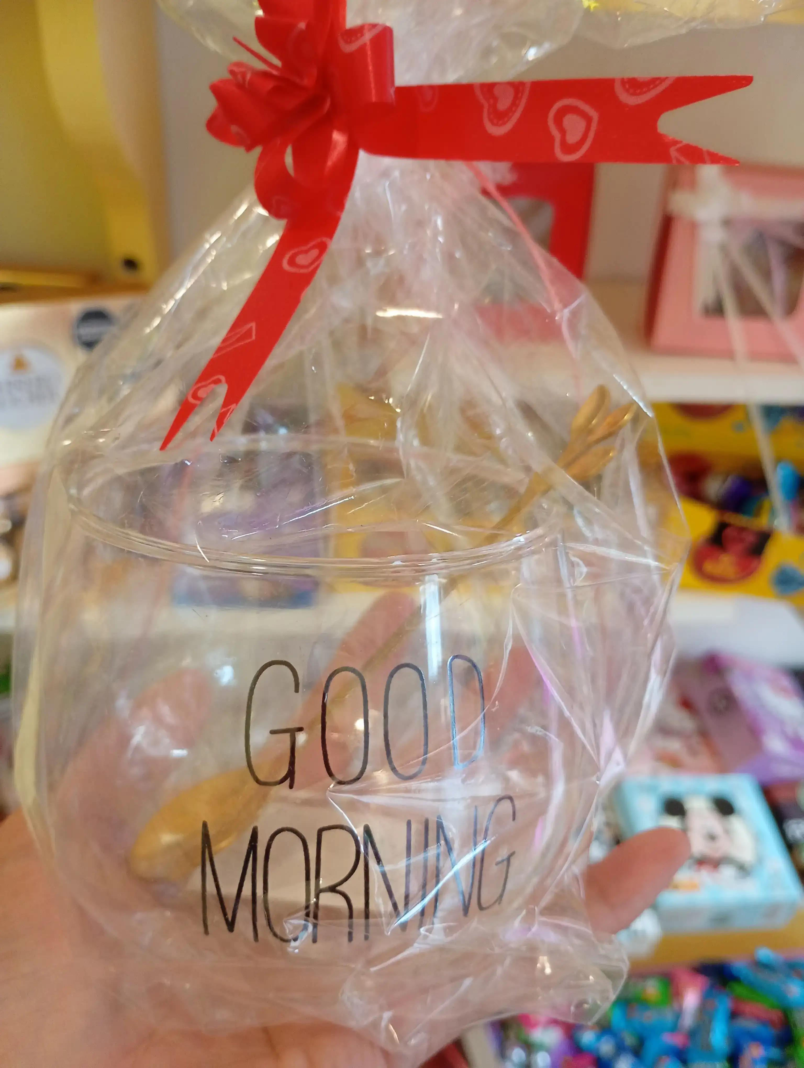 Taza vidrio Good Morning 