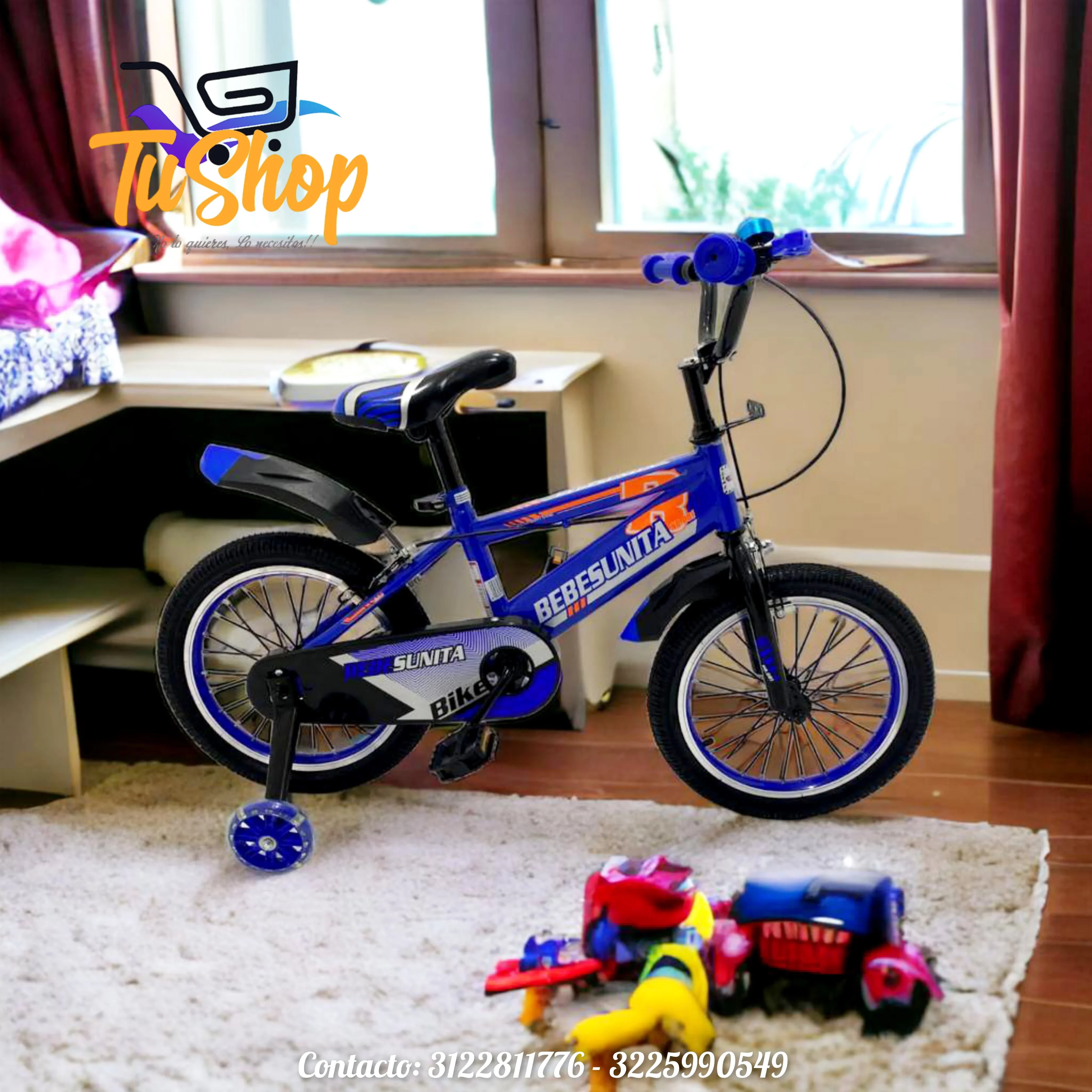 Bicicleta Para Niño Rin 16 Rin en aluminio 4 a 8 Años 2