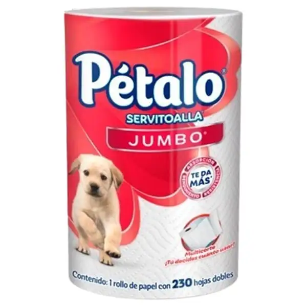 servitoallas pétalo jumbo 230 pz