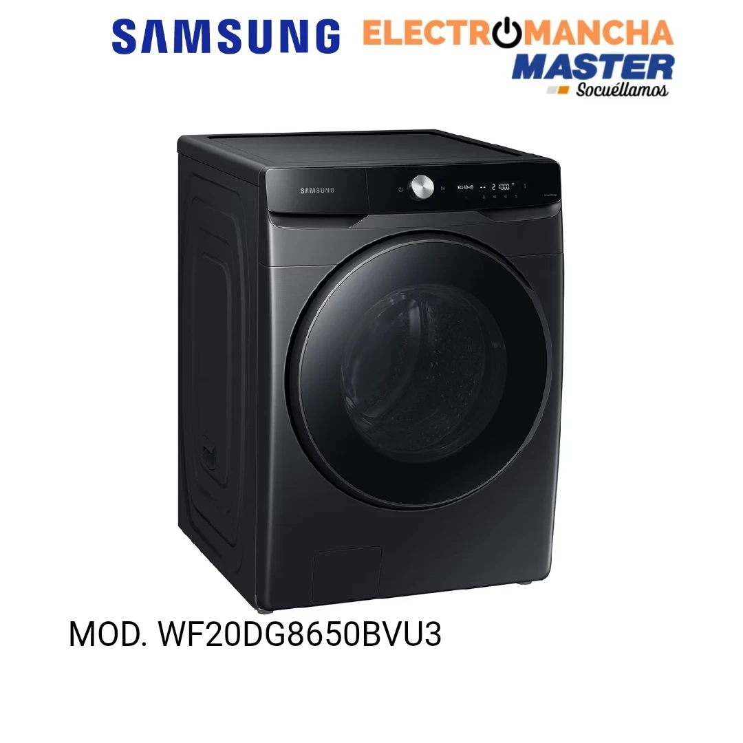 LAVADORA SAMSUNG WF20DG8650BVU3 20 KILOS 1000 RPM CLASE A 2