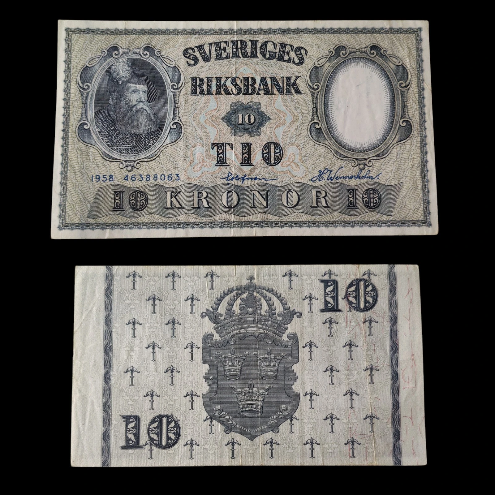 ° Suecia 10 Kronor Circulado 