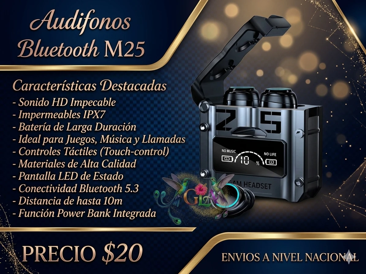 Audífonos Bluetooth n25