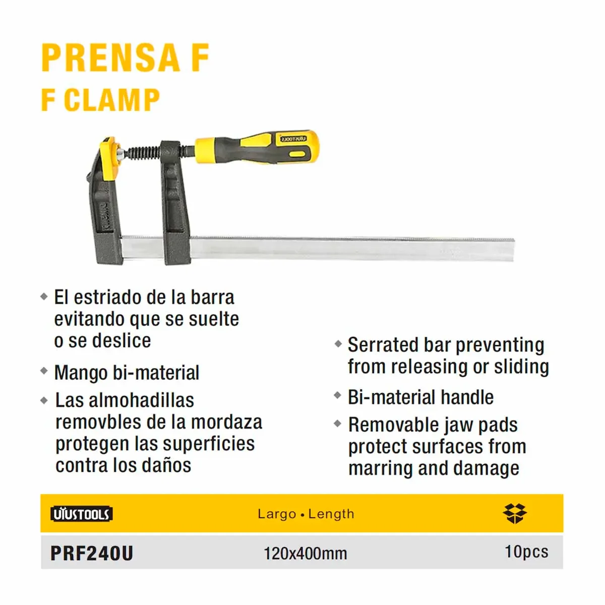 PRENSA F UYUST (40cm) 120 X 400