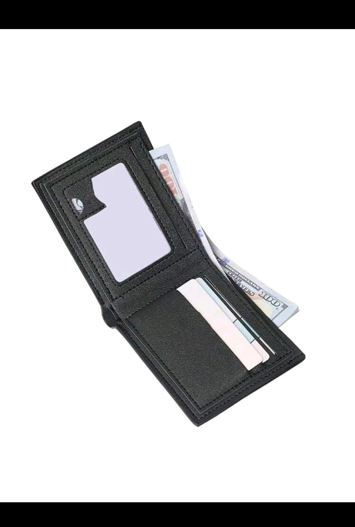 Billetera Moderna de Poliuretano Premium con Detalle Esquinero - Jiangbao 7