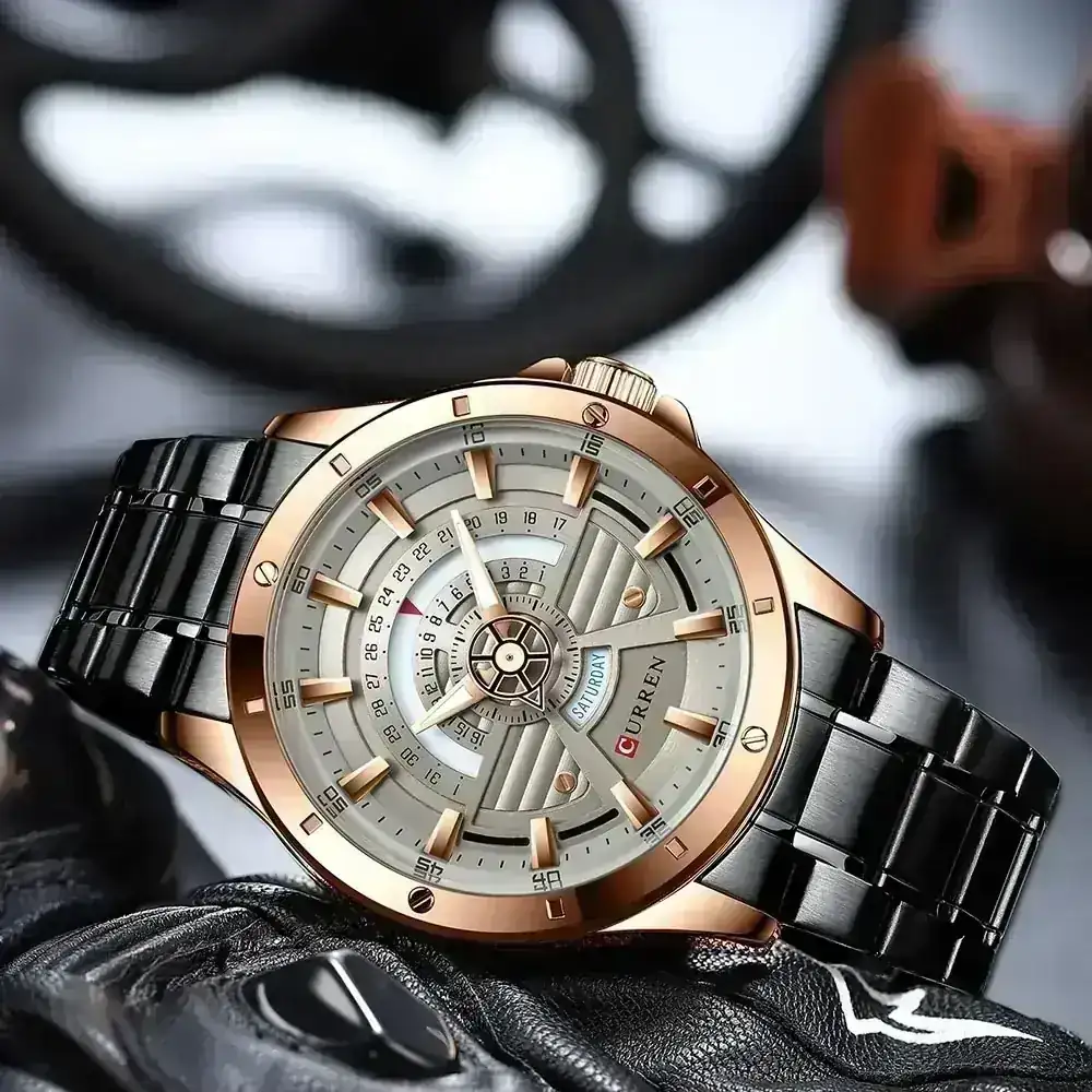 Reloj en acero inoxidable resistente al agua 💧 Oferta especial. 5