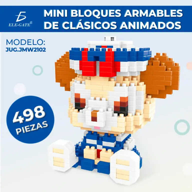 Juguete Bloques Perrito Construcción 