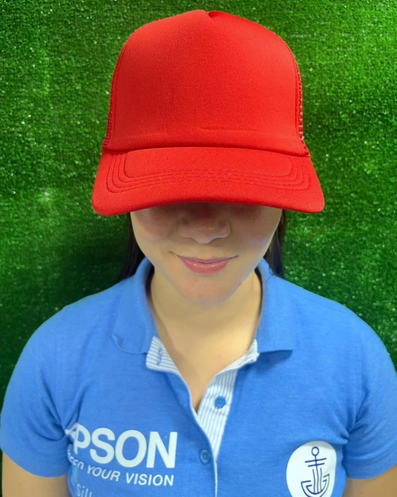 Gorra En Malla Unicolor 6