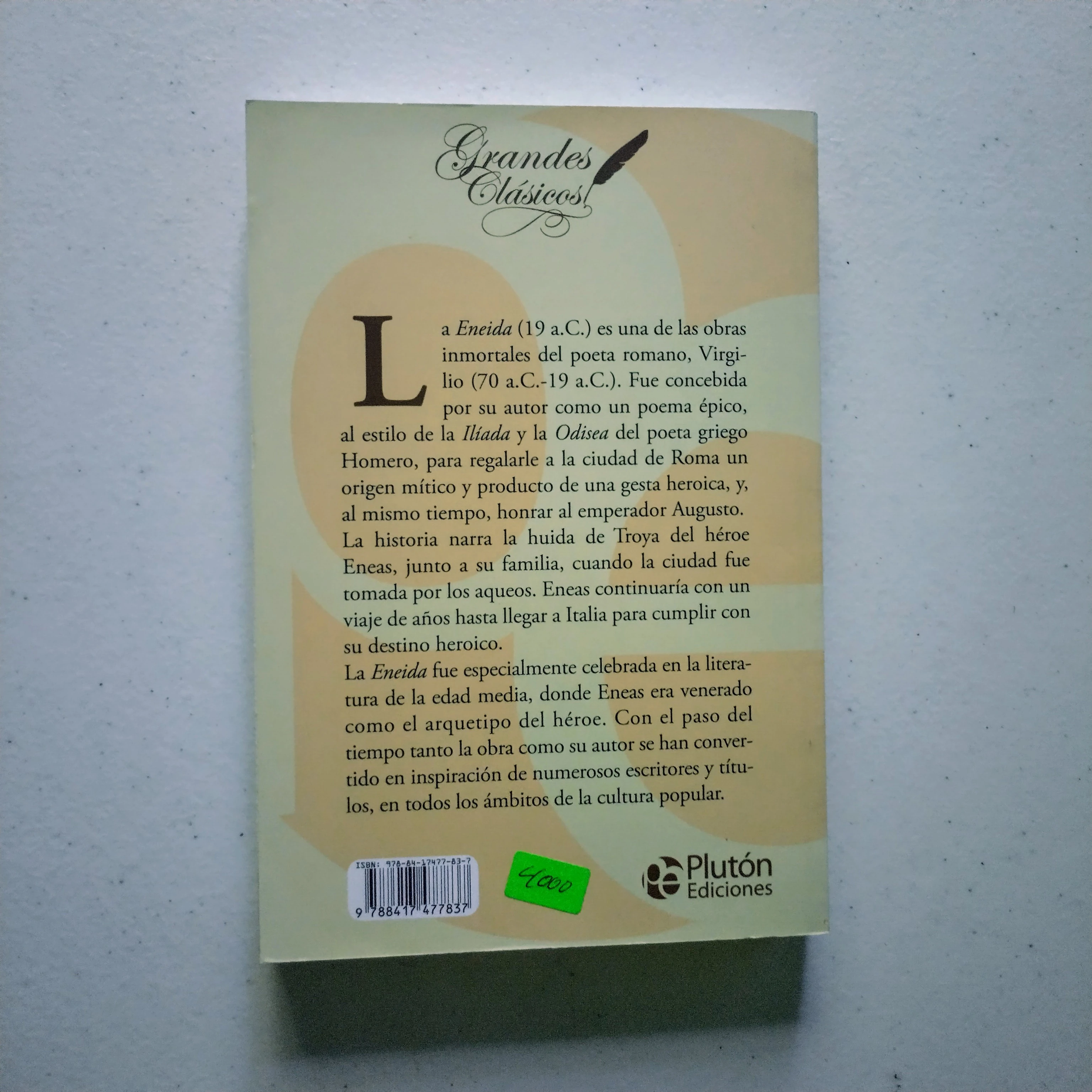 La Eneida, Virgilio, nuevo  2