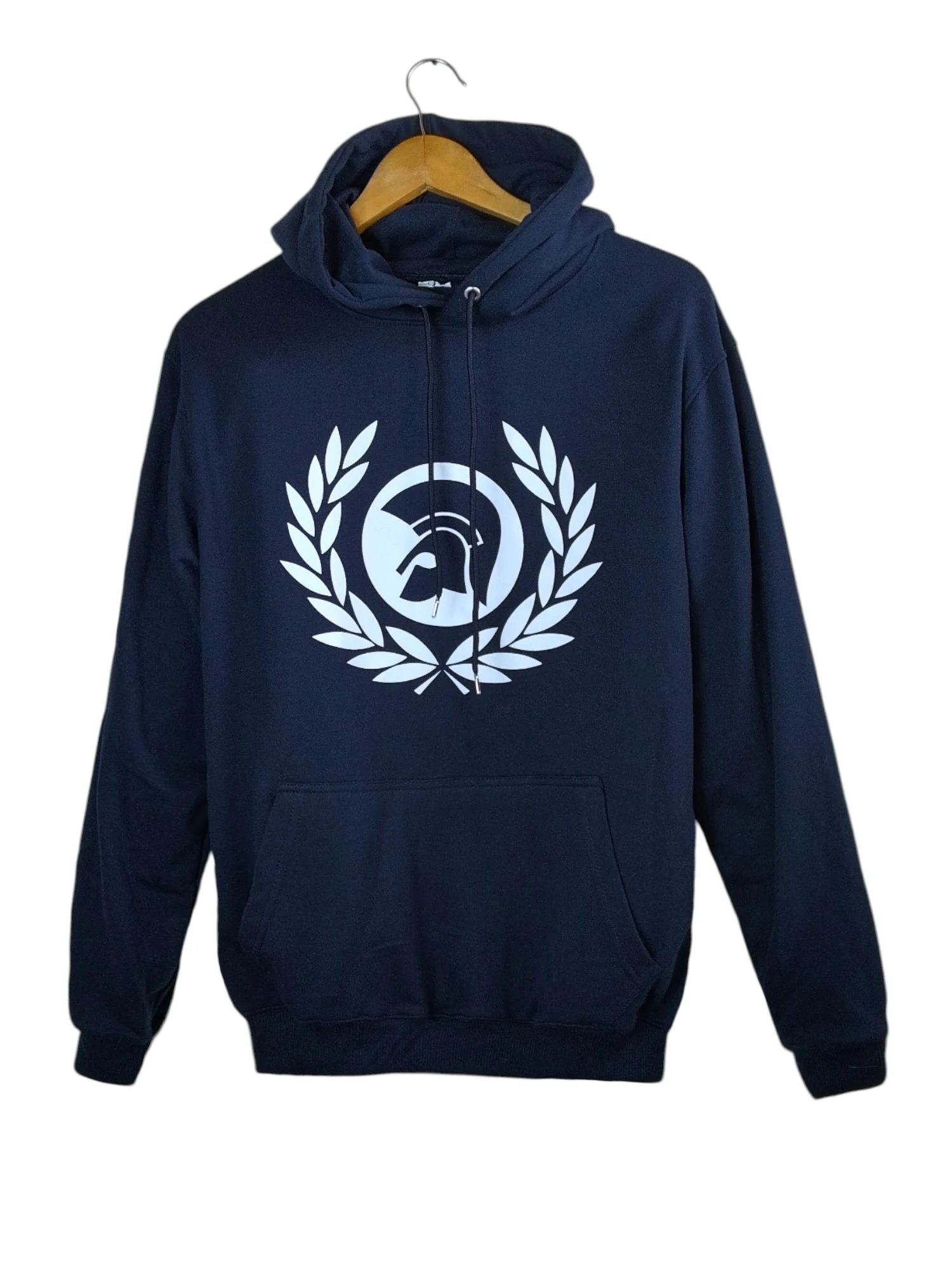 Hoddie azul oscuro talla M estampado 