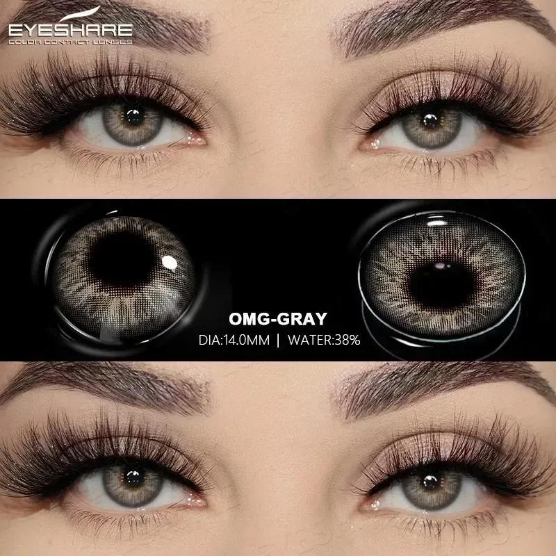 Lentes de contacto - Referencia: OMG GRAY 