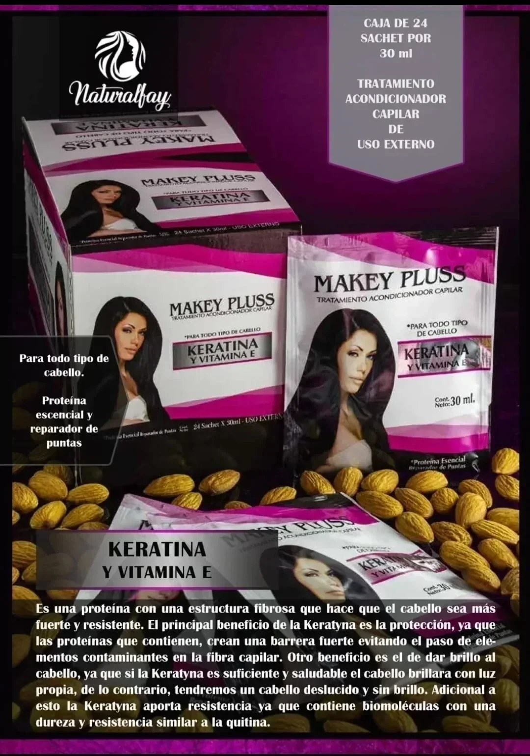 makey pluss tratamiento keratina & vitamina e