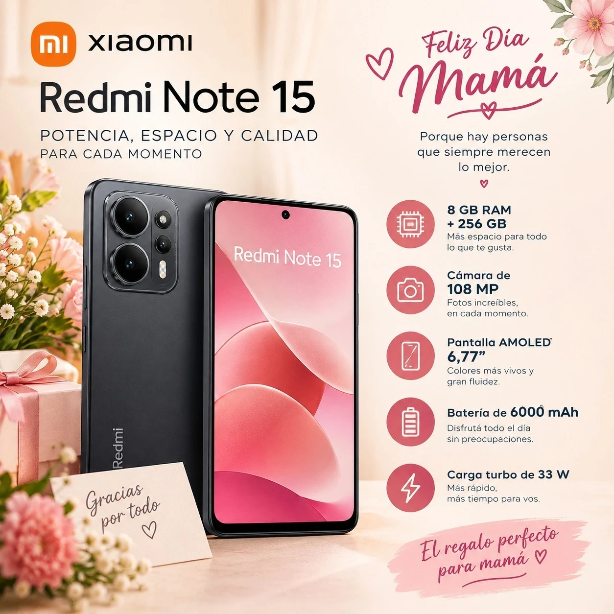 XIAOMI REDMI NOTE 15 256/8GB
